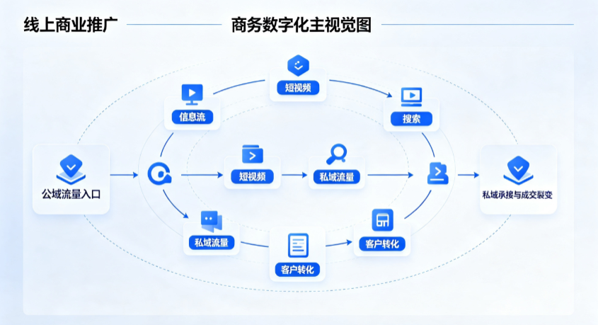 长丰县线上商业推广怎么做？全域流量闭环搭建与低成本转化实战指南